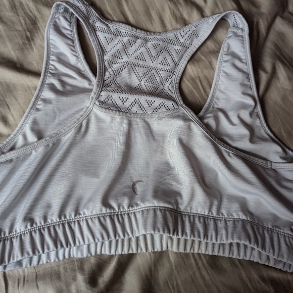 White Zyia Bomber Bra - Picture 2 of 3